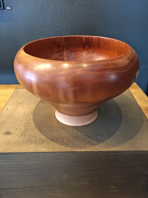 Tropical Wood Artisan David Gard crafts vessels and furniture using indigenous tropical woods whenever possible.